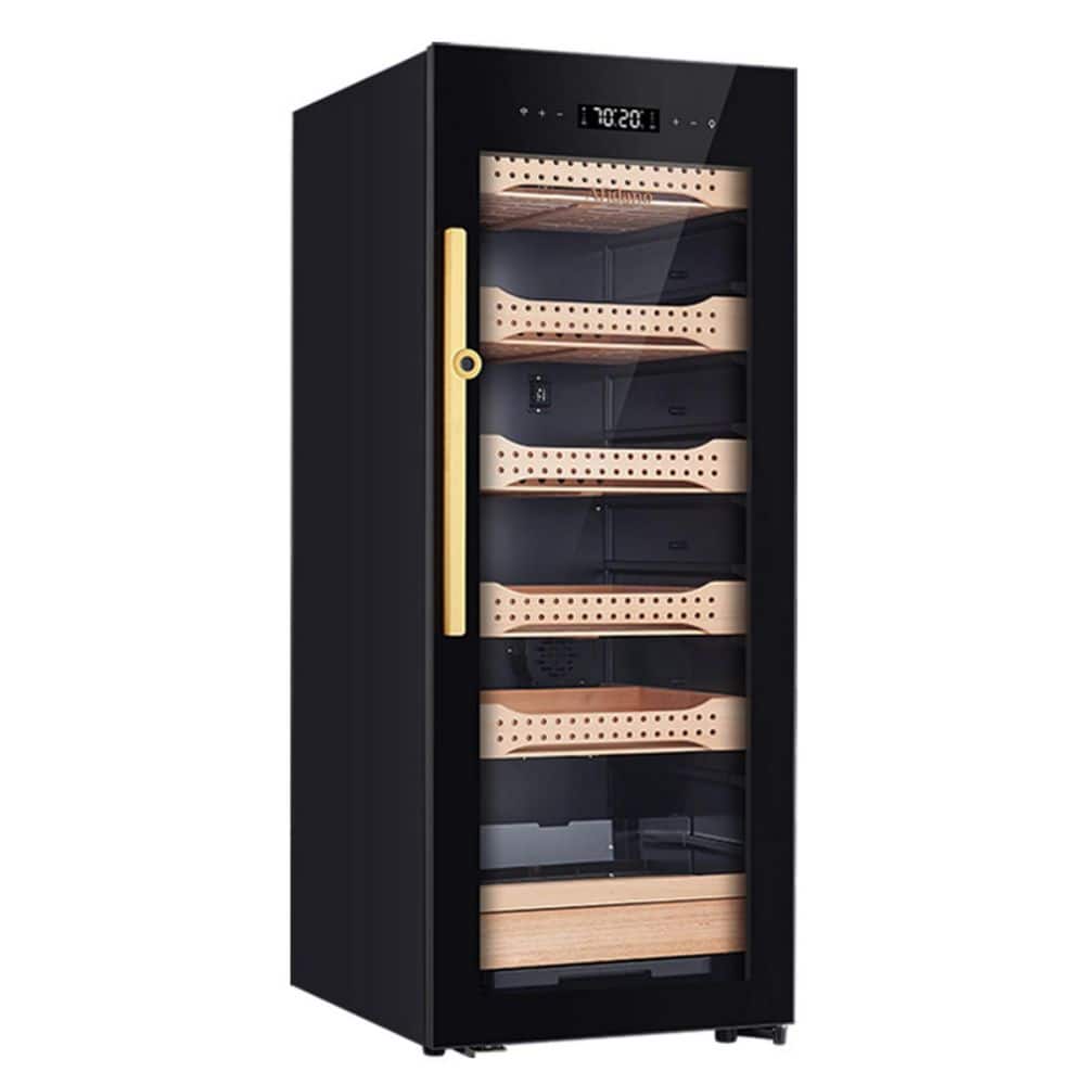 1200 Counts Capacity, Cigar Cooler Humidors, Electric Wine Chiller with Spanish Cedar Wood Drawer Shelves. price history on PriceWatchPro