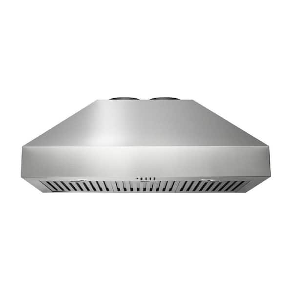 Thor Kitchen 36-in. 800 CFM Convertible Wall Mount Pyramid Range hood in Stainless Steel