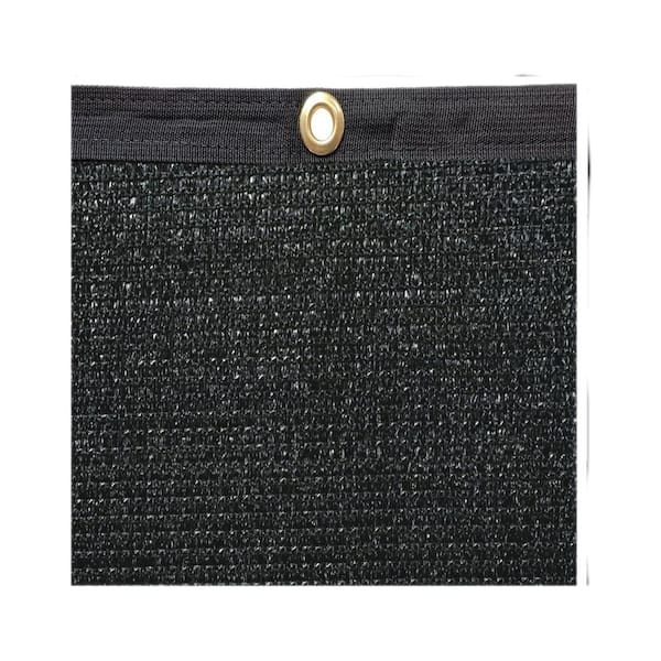 8 ft. x 8 ft. Black RV Awning Privacy Side Sunblock Shade Drop 1-Pack UV Protection & Durabe, for Camping Travel Holiday