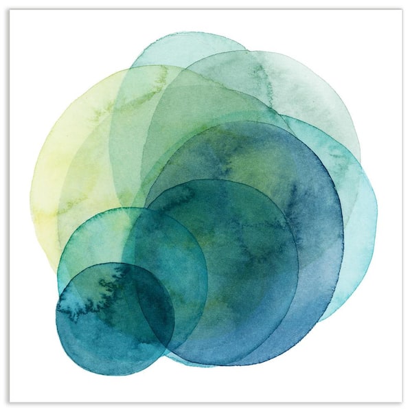 Empire Art Direct "Evolving Planets IV" by EAD Art Coop Frameless Free-Floating Tempered Art Glass Wall Art