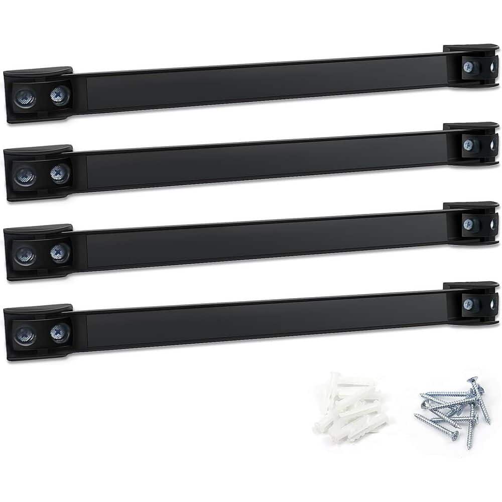12 in. Heavy Duty Tool Organizer Magnetic Strip, Tool Magnet Bar for Garage Tool Organization, Black (4-Pack) price history on PriceWatchPro