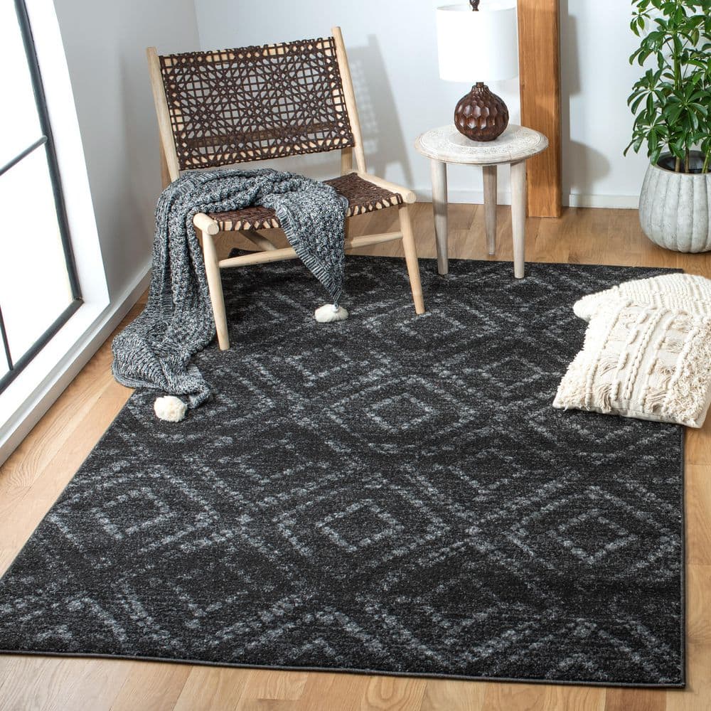 Reviews for SAFAVIEH Adirondack 4 ft. x 6 ft. Dark Gray/Gray Multi ...