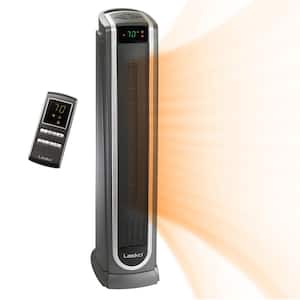 Tower 1500-Watt Electric Portable Ceramic Oscillating Space Heater with Digital Remote Control