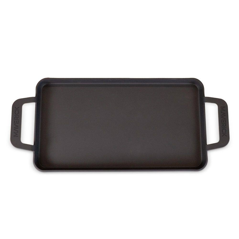 UPC 011502000306 product image for 22 in. x 9.5 in. Black Carbon Steel Preseasoned Griddle | upcitemdb.com
