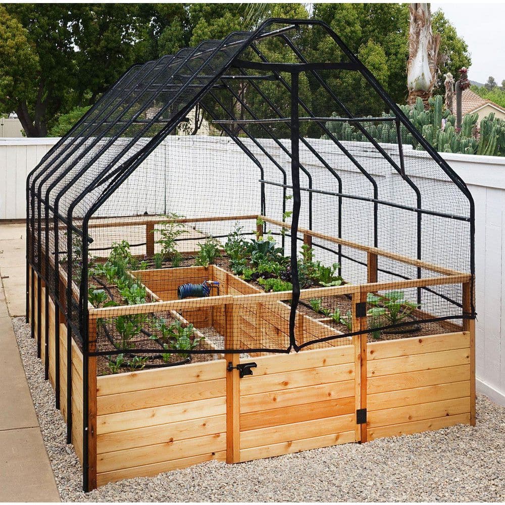 Outdoor Living Today 8 ft. x 8 ft. Cedar Wood Garden Garden in a