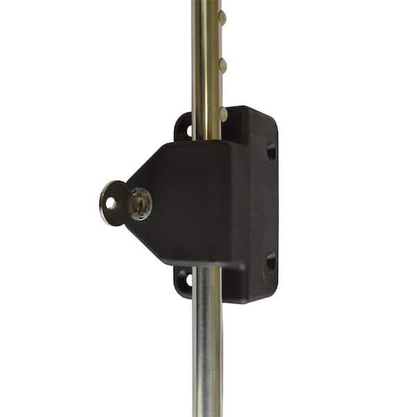 24 in. Stainless Steel Key-Lockable Drop Rod with Nylon Polymer Handle