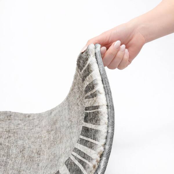 Dream Shag Premium Machine Washable Abstract ADS668 Charcoal 10 ft. x 14 ft. Area Rug