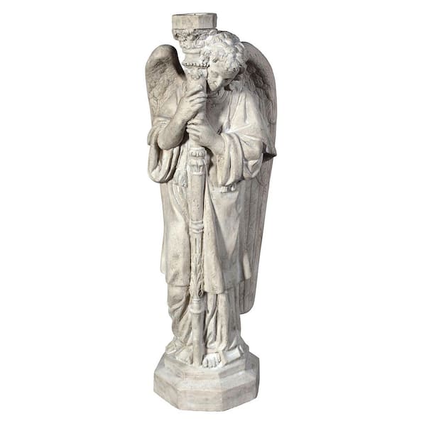 Design Toscano 38 in. H Padova Guardian Angel Right Facing Garden Statue