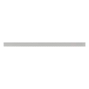 Colorway 0.6 in. x 12 in. Light Gray Glass Matte Pencil Liner Tile Trim (0.5 sq. ft./case) (10-pack)