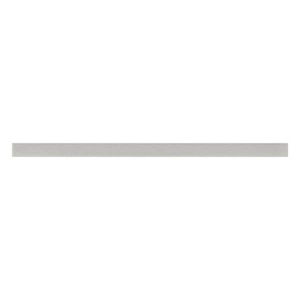 Apollo Tile Colorway 0.6 in. x 12 in. Light Gray Glass Matte Pencil ...