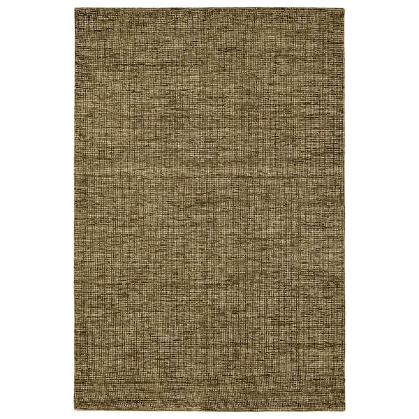 Addison Rugs Dexter 1 Fern 5'X7'6" Tonal Solid Wool and Viscose Indoor