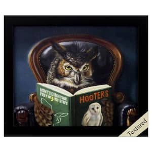 Victoria Quirky Hooters Owl Manual Textured by Unknown Wooden Wall Art