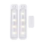 Energizer 10 2pk 70 Lumens Battery Operated LED Cabinet Lights Bar with  Wireless RF White