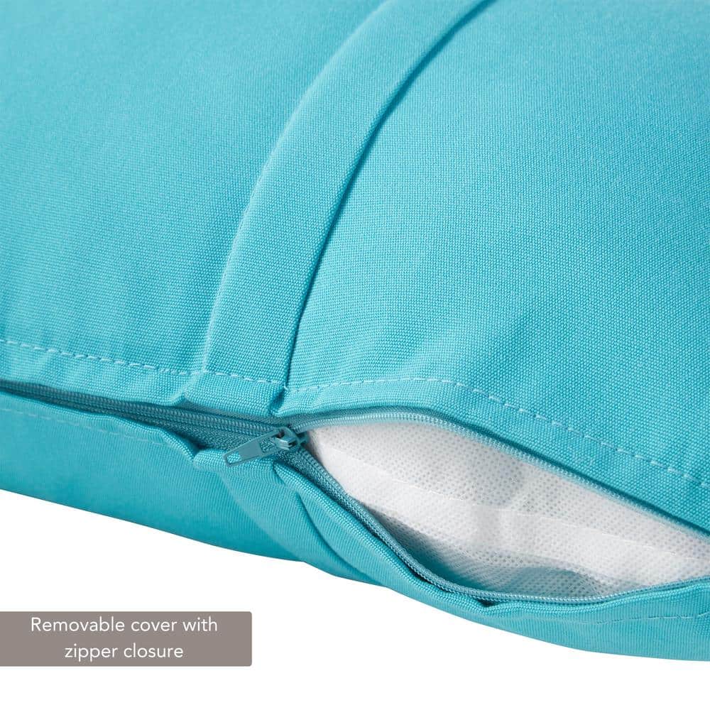 Aruba 20" Square Sunbrella Outdoor Throw Pillow Set