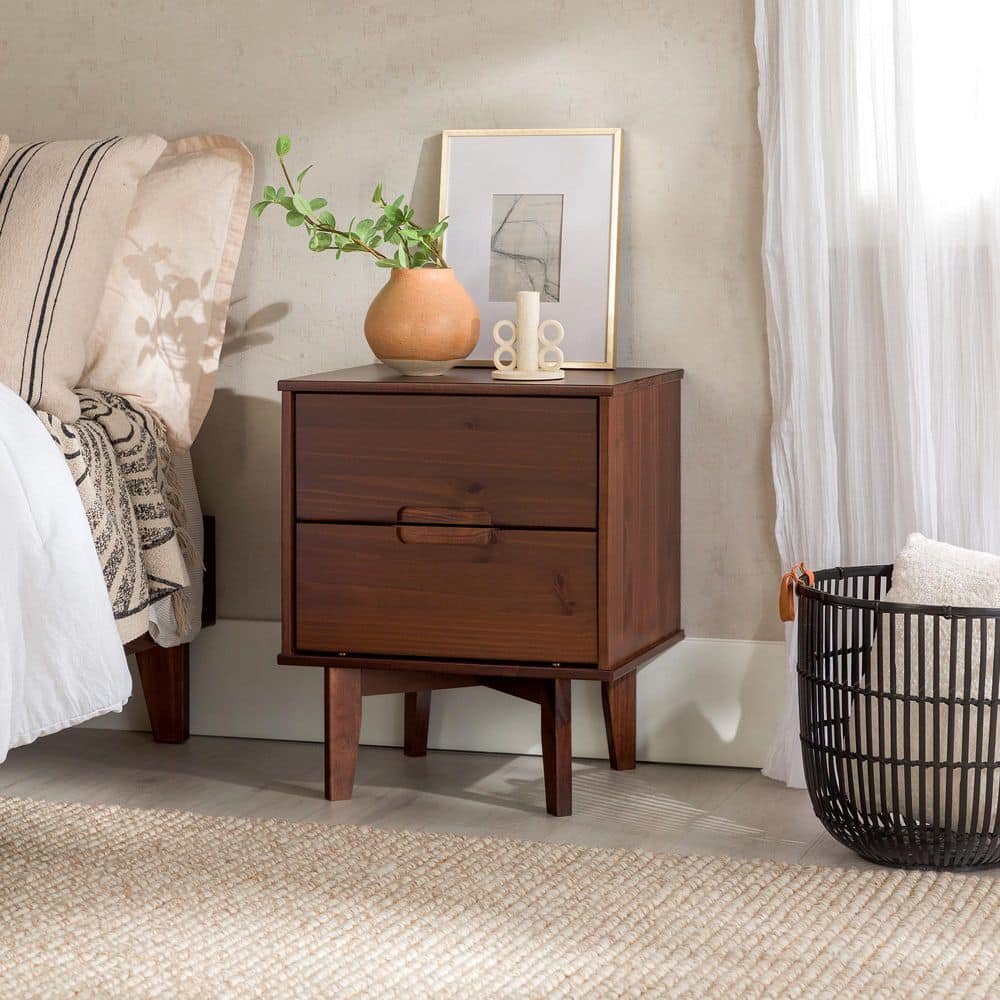 テイトウワ Century Modern /Let Me know Walker Edison Furniture Company Sloane 2-Drawer Walnut Mid