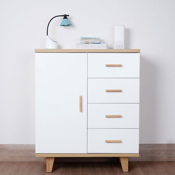 Plastic Drawers Storage Cabinet Dresser Bedside Table Stackable Vertical  Clothes Organizer for Hallway Entryway Home Bedrooom Furniture White 