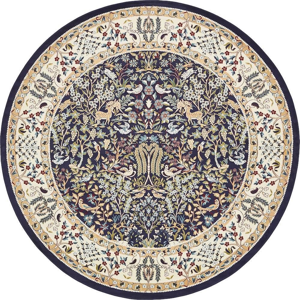 Narenj Bristol Navy Blue 10' 0 x 10' 0 Round Rug price history on PriceWatchPro