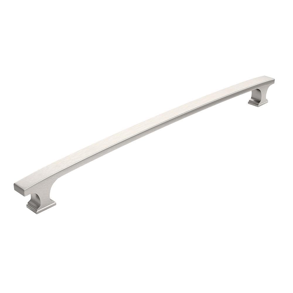 Rimouski Collection 18 in. (457 mm) Vintage Brushed Nickel Arched Appliance Pull price history on PriceWatchPro