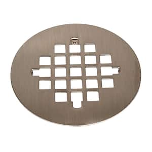 4-1/4 in. Round Universal Snap-In Shower Strainer in Oil Rubbed Bronze