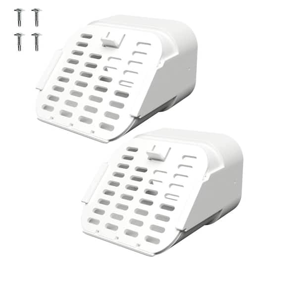Gutter Downspout Rodent Guard for Type-A 3" x 4" Downspout Elbows, Prevent Animal Entry, 2-Pack