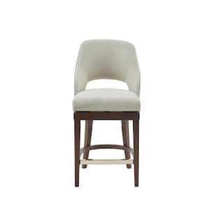 Marshall 26 in. Cream Wood Counter Stool