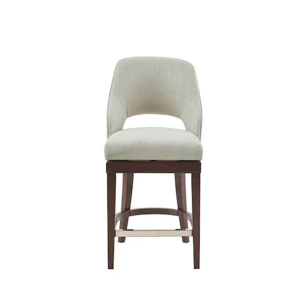 Marshall 26 in. Cream Wood Counter Stool