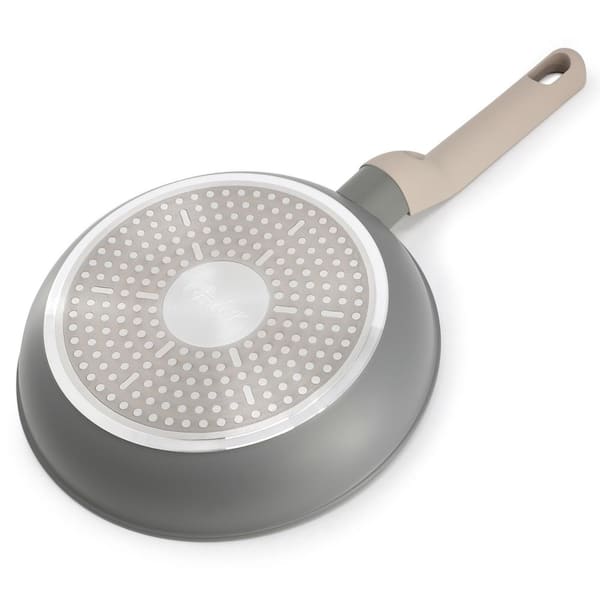 Oster Ambrose 8 in. Nonstick Aluminum Frying Pan in Matte Grey