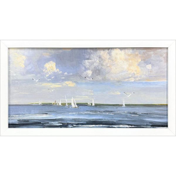 Unknown 1 Piece Framed Coastal Art Print 19 in. x 35 in.
