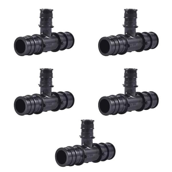 SharkBite 3/4 in. x 3/4 in. x 1/2 in. PEX-A Poly Expansion Reducing Tee Fitting (5-Pack)