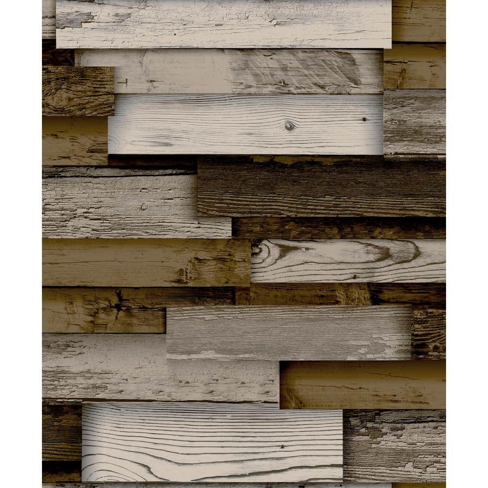 Wooden Logs Wood Grain Backdrop Wall Art Mural Wall Paper Self Adhesive  Vinyl