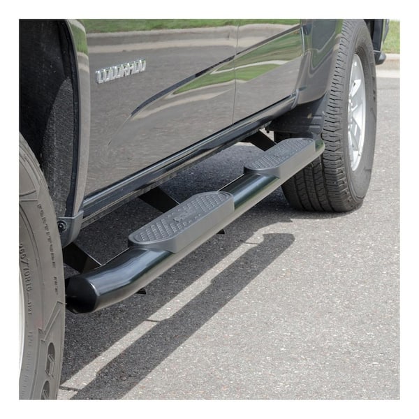 Aries 4-Inch Oval Black Steel Nerf Bars, Select Chevrolet Colorado