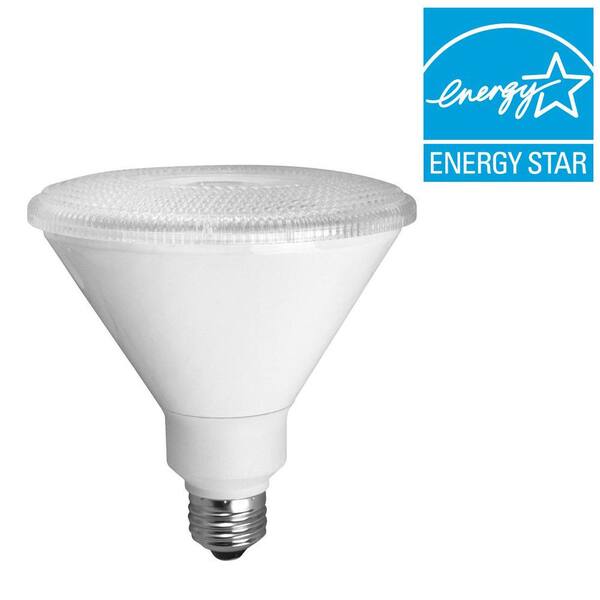 TCP 90W Equivalent Bright White (3000K) PAR38 Dimmable LED Flood Light Bulb