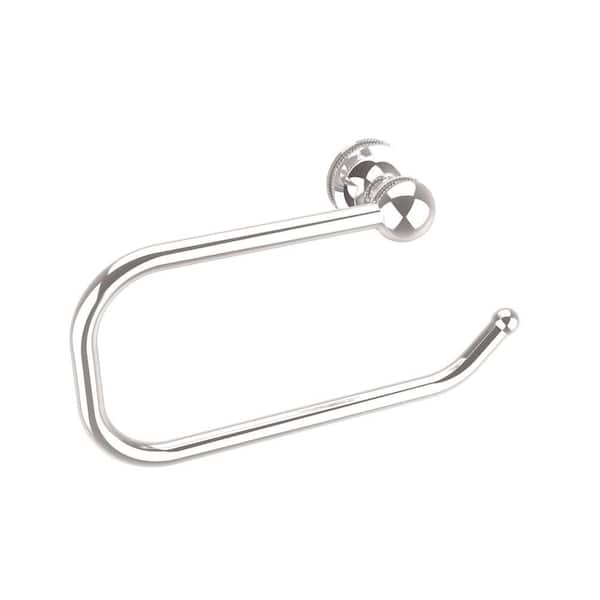 Allied Brass Mambo Collection European Style Single Post Toilet Paper Holder in Polished Chrome