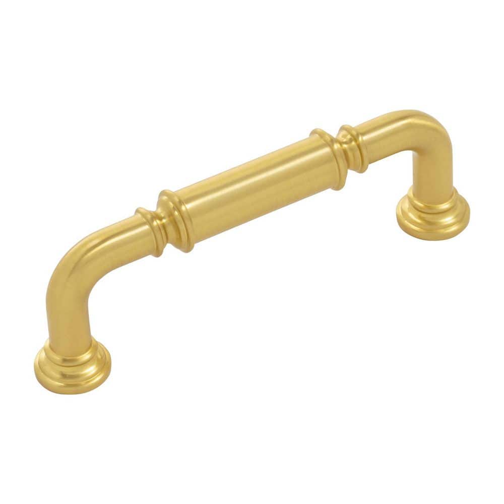 Berkshire Collection 3-3/4 in (96mm) Center to Center Brushed Golden Brass Bar Cabinet Pull price history on PriceWatchPro