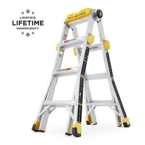 15 ft. Reach MPXT Aluminum Multi-Position Ladder with Project Top, 375 lbs. Load Capacity Type IAA Duty Rating