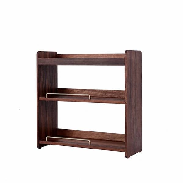 3-Tier Solid Wood Coffee Mug Holder and Cup Display Shelf for Kitchen Countertop, 16 in. W x 6 in. D x