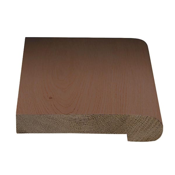 ASPEN FLOORING Jackson 3/8 in. Thick x 2-3/8 in. Width x 78 in. Length Stair Nosing Birch Hardwood Trim