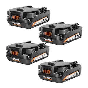 18V Lithium-Ion 1.5 Ah Battery (4-Pack)