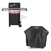 Weber Spirit E-325 3-Burner Liquid Propane Gas Grill in Black with Sear Zone and Grill Cover 1501583