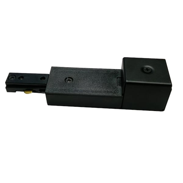 Hampton Bay 2400-Watt Black Linear Track Conduit Power Feed