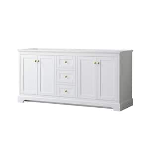 Avery 71 in. W x 21.75 in. D x 34.25 in. H Bath Vanity Cabinet without Top in White