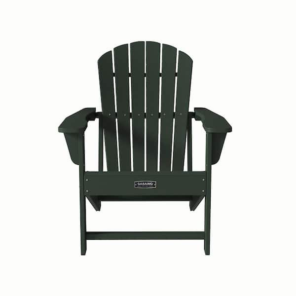 Siavonce Green HDPE Composite Adirondack Chair