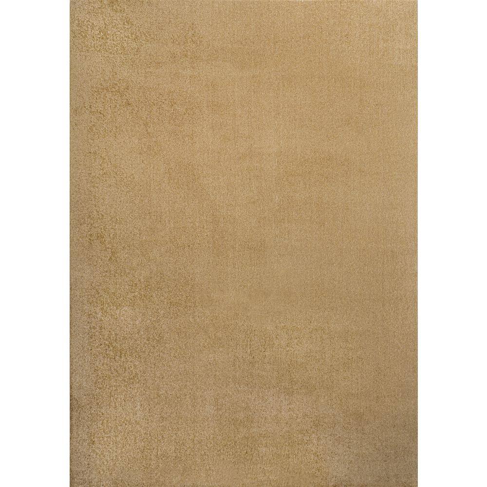 Twyla Yellow Low-Pile Machine-Washable Area Rug 5' x 8'