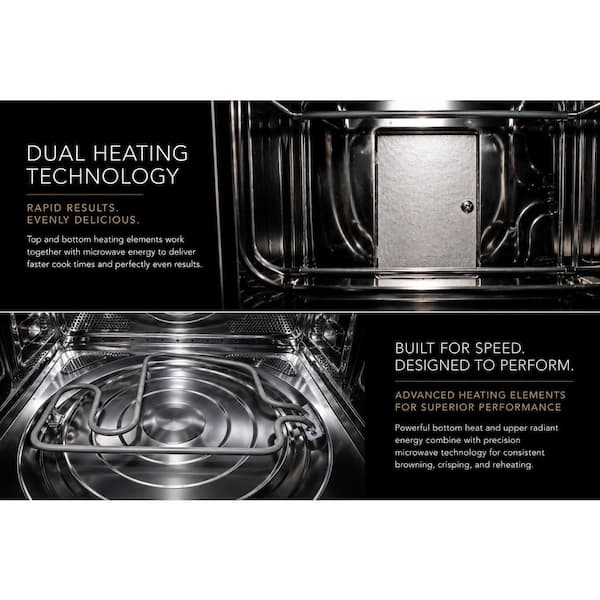 30 in. Electric Built-in Microwave Speed Oven in Stainless Steel with Air Fryer