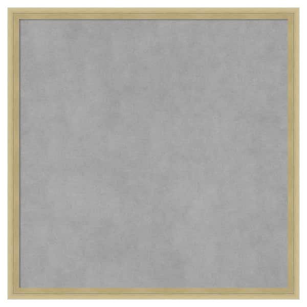 Amanti Art Lucie Champagne 21 in. x 21 in Framed Magnetic Board