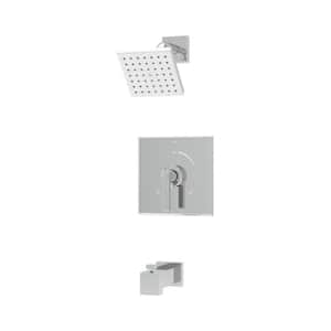 Duro HydroMersion Tub and Shower Faucet Trim Kit with Single Handle Single Spray - 1.5 GPM (Valve Not Included)