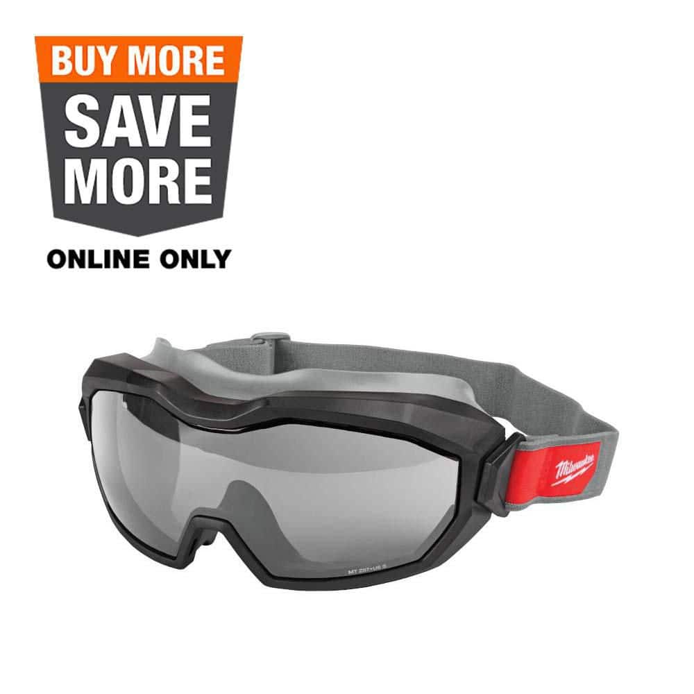 Milwaukee Gray Non-Vented Dual Coat Len's Goggle 48-73-2066 - The