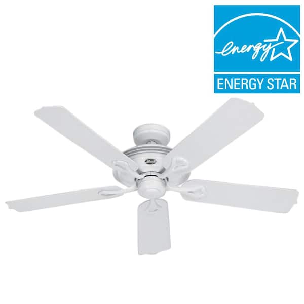 Hunter Mariner 52 in. Indoor/Outdoor White Ceiling Fan
