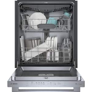 300 Series 24 in. Stainless Steel Top Control Tall Tub Bar Handle Dishwasher with Stainless Steel Tub, 3rd Rack, 46 dBA
