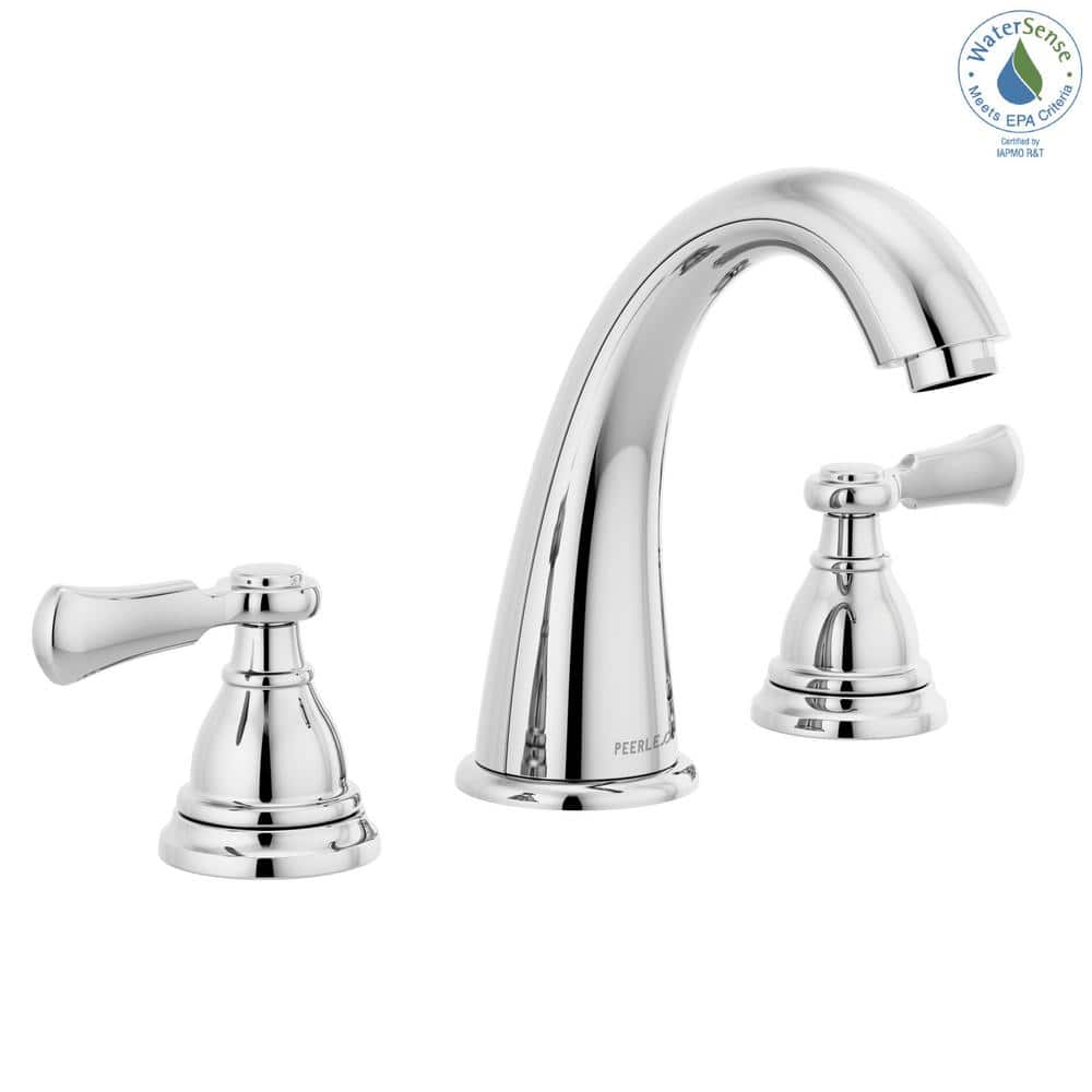 Elmhurst Chrome Widespread 2-Handle Bathroom Faucet